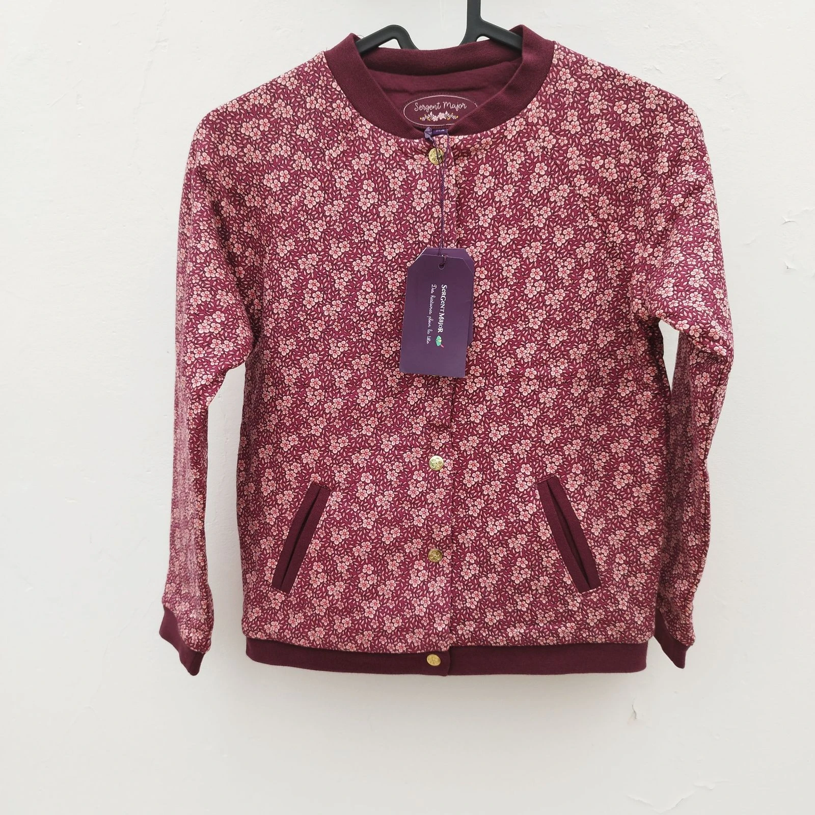 Veste doublée fleurie 